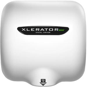 EXCEL DRYER XL-BW-ECO Hand Dryer, Automatic, Surface Mounted, White Thermoset BMC Cover | CX8WMG
