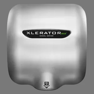 EXCEL DRYER XL-SB-ECO Hand Dryer, Automatic, Surface Mounted, Brushed SS Cover | CX8WMN