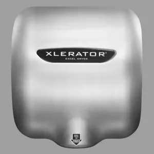 EXCEL DRYER XL-SB Händetrockner, automatisch, Aufputzmontage, Abdeckung aus gebürstetem Edelstahl | CX8WME