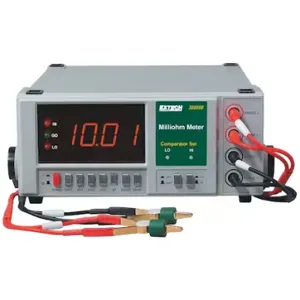 EXTECH 380560-NIST Milliohm Meter W/Nist, 380560, 380560-Nist, Milli Oh mmeter, Nist | CP4VQK 22DC17