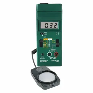 EXTECH 401025-NIST Light Meter, NIST, LCD, Color/Cosine Correction | CP4VPZ 485F12