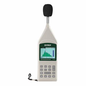EXTECH 407790A Sound Level Meter, 30 To 130 Db, 25 Hz To 10 Khz, A/C/Flat, Usb, Lcd | CP4VQX 52ZK76