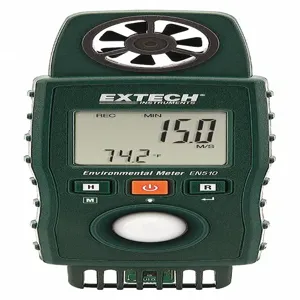 EXTECH EN510 Environmental Meter, -148 To 2372 Deg. F Surface Temp. Range | CH6PCM 453A49