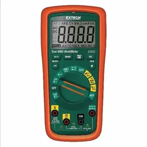 EXTECH EX350-NIST Digital Multimeter, 4,000, Backlit LCD | CN2THY EX205T-NIST / 21YC53