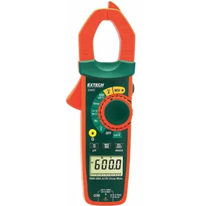 EXTECH EX655-NIST Digital Clamp Meter, -40 to 1832 Deg. F Temp. Range, 1.2 Inch Jaw Capacity | CD3FVP 404K09