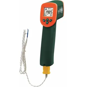 EXTECH IR267 Backlit LCD Infrared Thermometer, -58 Deg. to 1112 Deg. F Temp. Range | CD2LWU 53PZ24