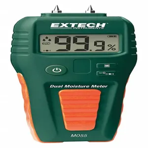 EXTECH MO55 Moisture Meter, Lcd Display, 9V Battery | CH6QNL 52ZK77