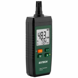 EXTECH RH250W Hygro Thermometer, Compact, Data Logging, 0% to 100% Humidity, 14 Deg to 140 Deg F | CP4VPM 787R01