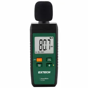 EXTECH SL250W Sound Level Meter, 30 To 130 Db, 31.5 To 8 Khz, A, Backlit Lcd | CP4VQY 787R03