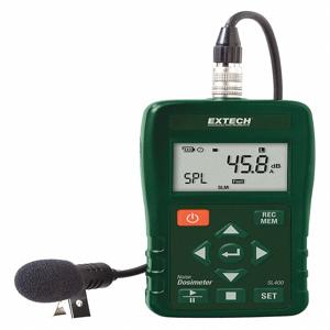 EXTECH SL400 Noise Dosimeter, Lcd Display, 30 Db To 130 Db Range | CH6RMR 52ZK78