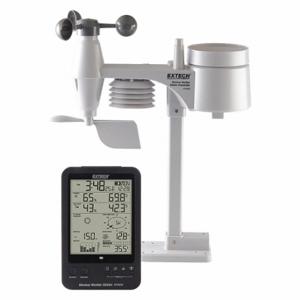 EXTECH WTH600-KIT Wireless Weather Station, Extech WTH Weather Station, 2 Pieces, LCD, 450 ft Range | CP4VTF 453A39