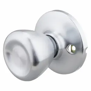 EZ FLO 57793 Knob Lockset, 3, Tulip, Satin Chrome, Not Keyed, Knob | CP4VVQ 491T76