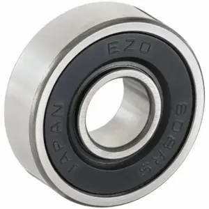 EZO 608-2RSMC3SRL Miniature Ball Bearing, 608, Dbl Sealed, Contact Seal, 8 mm Bore, 22 mm OD | CP4WAN 49DE32