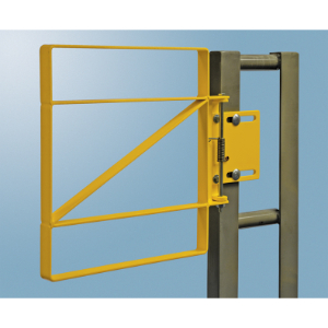 FABENCO Z70-27SY Safety Gate, 28-30.5 Inch Fit Clear Opening, A36 Carbon Steel, Safety Yellow Enamel | CJ6QPU