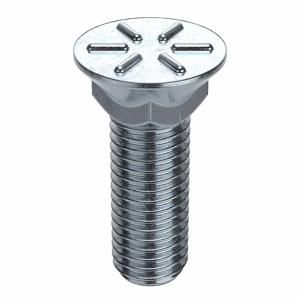 FABORY U01038.050.0150 Plow Bolt, 1/2-13 Thread Size, Grade 8 Grade, 5PK | CG8JZG 41TU37