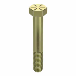 GRAINGER N04104.050.0300 Hex Head Cap Screw 1/2-13X3 Steel Grade 8 Zinc Yellow, 10PK | AH8HQQ 38TP50