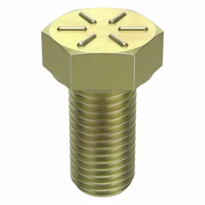 GRAINGER N04104.087.0200 Hex Head Cap Screw 7/8-9X2 Steel Grade 8 Yellow Zinc, 5PK | AH8HKR 38TN35