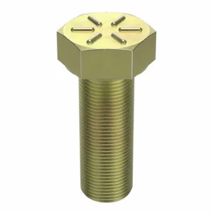 GRAINGER N04360.101.0225 Hex Head Cap Screw 1-14X2-1/4 Steel Grade 8 Yellow Zinc, 5PK | AH8ULB 38ZT94