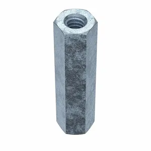 FABORY B11400.025.0175 Coupling Nut, 1-3/4 Inch Length, 1/4-20 Thread Size, Grade 2 Grade | CG7AZB 178P51