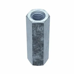 FABORY B11400.037.0175 Coupling Nut, 1-3/4 Inch Length, 3/8-16 Thread Size, Grade 2 Grade | CG7AZD 178P53