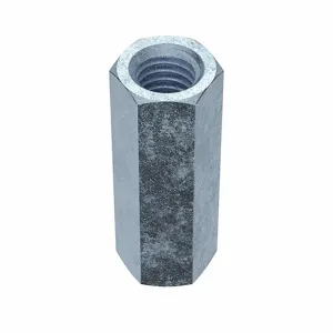 FABORY B11400.043.0175 Coupling Nut, 1-3/4 Inch Length, 7/16-14 Thread Size, Grade 2 Grade | CG7AZE 178P54