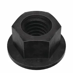 FABORY B12470.037.0001 Lock Nut, 0.75 Inch Flange Dia., 3/8-16 Thread Size, Grade 8 Grade, 200PK | CG7BKG 177X92