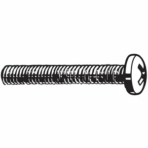 FABORY B24522.025.0100 Machine Screw, 1 Inch Length, Carbon Steel, 1/4-20 Thread Size, 1400PK | CG7CEC 126U29