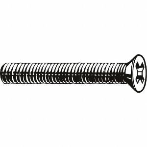 FABORY M51300.020.0020 Machine Screw, 20mm Length, A2 Stainless Steel, M2 x 0.40mm Thread Size, 100PK | CG8HBB 38EA07