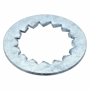 FABORY B37480.087.0001 Lock Washer, Carbon Steel, #4 Size, 0.052 Inch Thickness, Internal Tooth, Type A, 2500PK | CG7FJP 42JW63