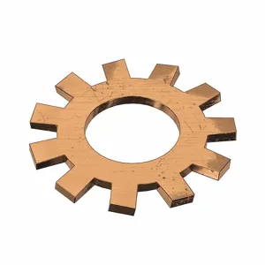 FABORY B50450.013.0001 Lock Washer, Phosphorus Bronze, #4 Size, 0.016 Inch Thickness, External Tooth, 90000PK | CG7HAL 42JY39