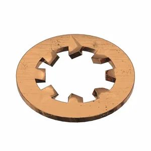 FABORY B50462.016.0001 Lock Washer, Phosphorus Bronze, #6 Size, 0.018 Inch Thickness, Internal Tooth, 50000PK | CG7HAW 42JY49