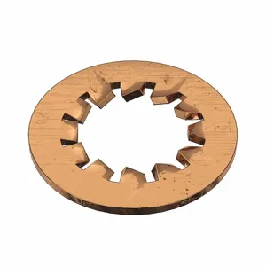 FABORY B50462.031.0001 Lock Washer, Phosphorus Bronze, #12 Size, 0.028 Inch Thickness, Internal Tooth, 17200PK | CG7HAZ 42JY52