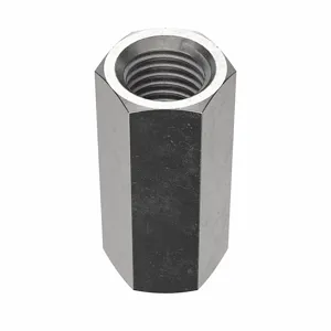 FABORY B51106.075.0225 Coupling Nut, 2-1/4 Inch Length, 3/4-10 Thread Size, 18-8 Grade | CG7KGJ 178P68