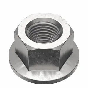 FABORY B51109.037.0001 Lock Nut, 0.75 Inch Flange Dia., 3/8-24 Thread Size, 18-8 Grade | CG7KGV 177Y12