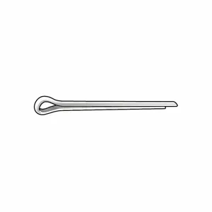 FABORY U51700.025.0100 Cotter Pin, 18-8 Grade, 1/4 Inch Pin Dia., 25PK | CG8UHC 41JY74