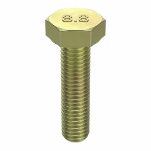 FABORY M01230.070.0025 Hex Head Cap Screw, M7 x 1 Thread Size, Class 8.8, 100PK | CG8CMM 38CM59