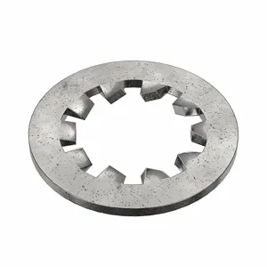 FABORY L37320.080.0001 Lock Washer, Carbon Steel, M8 Size, 0.8mm Thickness, Internal Tooth, Open Perimeter, 18100PK | CG7YBQ 42GJ91