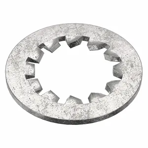 FABORY L51456.100.0001 Lock Washer, Stainless Steel, M10 Size, 0.9mm Thick, Internal Tooth, Open Perimeter, 12500PK | CG8AEV 42GT85