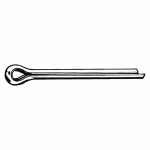 FABORY M51700.016.0012 Cotter Pin, A2 Grade, 1.6mm Pin Dia., 25PK | CG8JBU 41KT05