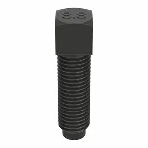 FABORY M01030.200.0050 Square Head Bolt, M20 x 2.50 Thread Size, Class 8.8, 10PK | CG8BUR 38CH20