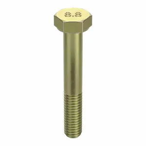 FABORY M01220.040.0025 Hex Head Cap Screw, M4 x 0.70 Thread Size, Class 8.8, 100PK | CG8CFQ 38CL22