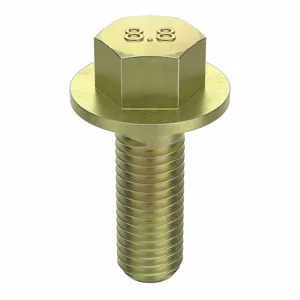 FABORY M01256.140.0035 Flange Bolt, 30.5mm Flange Dia., M14-2 Thread Size, Class 8.8 Grade | CG8CZW 38CP73