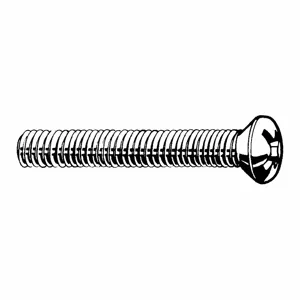 FABORY M24691.030.0020 Machine Screw, 20mm Length, Property Class 4.8 Steel, M3 x 0.50mm Thread Size, 100PK | CG8EEX 54FM58