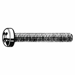 FABORY M51340.025.0014 Machine Screw, 14mm Length, A2 Stainless Steel, M2.5-0.45mm Thread Size, 100PK | CG8HDQ 38EA24