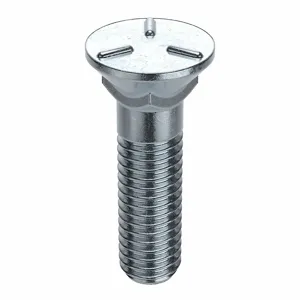 FABORY U01037.043.0225 Plow Bolt, 7/16-14 Thread Size, Grade 5 Grade, 10PK | CG8JYY 41TU20