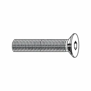 FABORY U07567.025.0075 Socket Flat Head Cap Screw, 3/4 Inch Length, 1/4-28 Thread Size, Alloy Steel Grade, 100PK | CG8LGF 41MG82