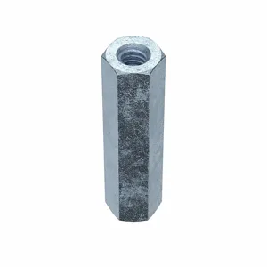 FABORY U11400.025.0175 Coupling Nut, 1-3/4 Inch Length, 1/4-20 Thread Size, Grade 2 Grade | CG8LYY 41JZ35