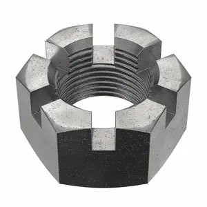 FABORY U12025.112.0001 Castle Nut, 1-1/8-12 Thread Size, Grade 5 Grade | CG8MCH 41TZ84