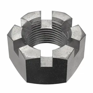 FABORY U12035.100.0001 Castle Nut, 1-14 Thread Size, Grade 8 Grade | CG8MDA 41UA01