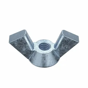 FABORY U16250.016.0001 Wing Nut Type A-Cold Forged, Zinc Plated Steel, Right Hand, 100Pk | CD2KWC 41VA21